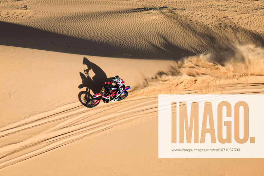 DAKAR 2026 - STAGE 6 09 BRABEC Ricky (usa), Monster Energy Honda HRC, Honda, Rally GP, FIM W2RC, action during the Stage 6 of the Dakar 2026, on January 9, 2026 between Haïl and Riyadh, Saudi Arabia - RiyadhSaudi Arabia