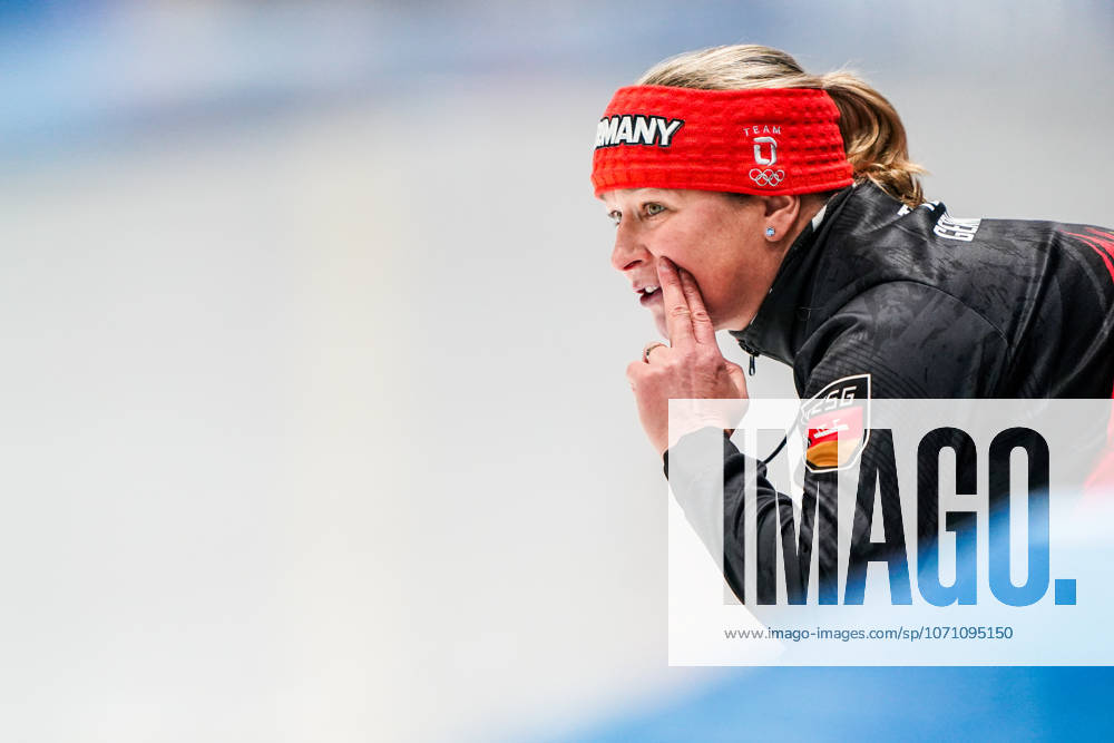 2026-01-10 - ISU European Speed skating, Eisschnelllauf Championships TOMASZOW MAZOWIECKI, POLAND - JANUARY 10: Claudia Pechstein of Germany during the ISU European Speed Skating Championships at the Arena Lodowa on January 10, 2026 in Tomaszow Mazowiecki, Poland Tomaszow Mazowiecki Arena Lodowa Poland Content not available for redistribution in The Netherlands directly or indirectly through any third parties.
