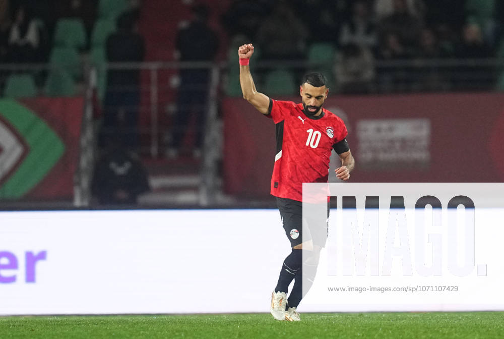 Mohamed Salah Mahrous Ghaly Egypt scores and celebrates his teams third goal during the Africa Cup Of Nations match between Ivory Coast and Egypt at Agadir Stadium on January 10, 2026 in Agadir, Morocco Photo by Thor Wegner DeFodi Images