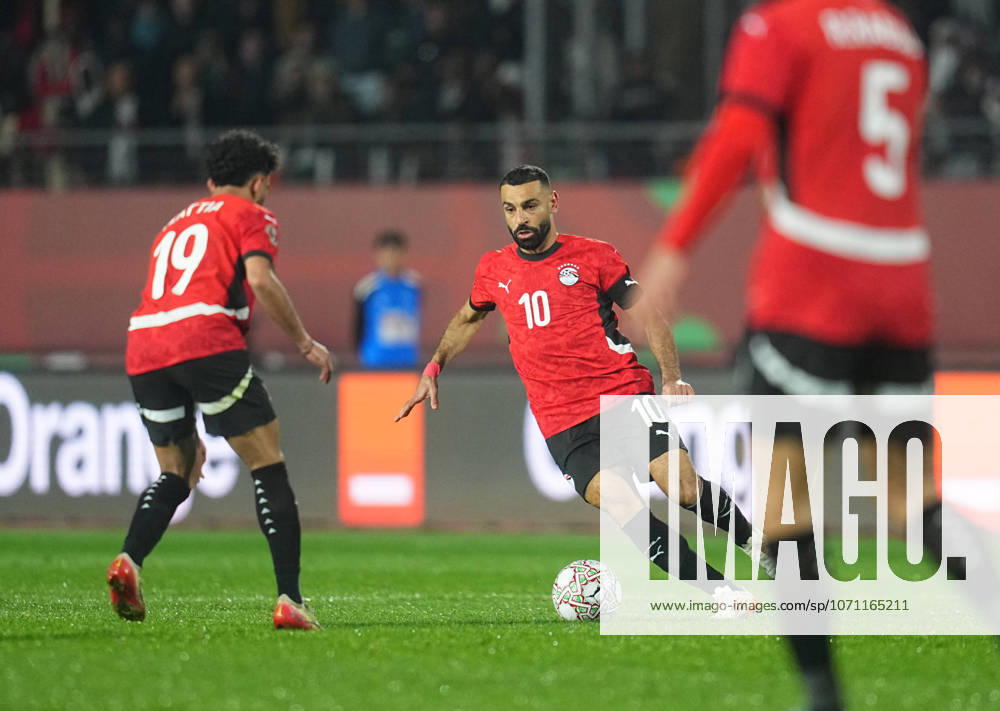 Mohamed Salah Mahrous Ghaly Egypt controls the ball during the Africa Cup Of Nations match between Ivory Coast and Egypt at Agadir Stadium on January 10, 2026 in Agadir, Morocco Photo by Thor Wegner DeFodi Images