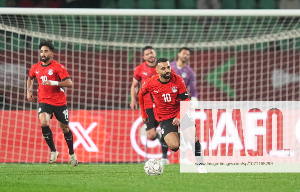 Mohamed Salah Mahrous Ghaly Egypt controls the ball during the Africa Cup Of Nations match between Ivory Coast and Egypt at Agadir Stadium on January 10, 2026 in Agadir, Morocco Photo by Thor Wegner DeFodi Images