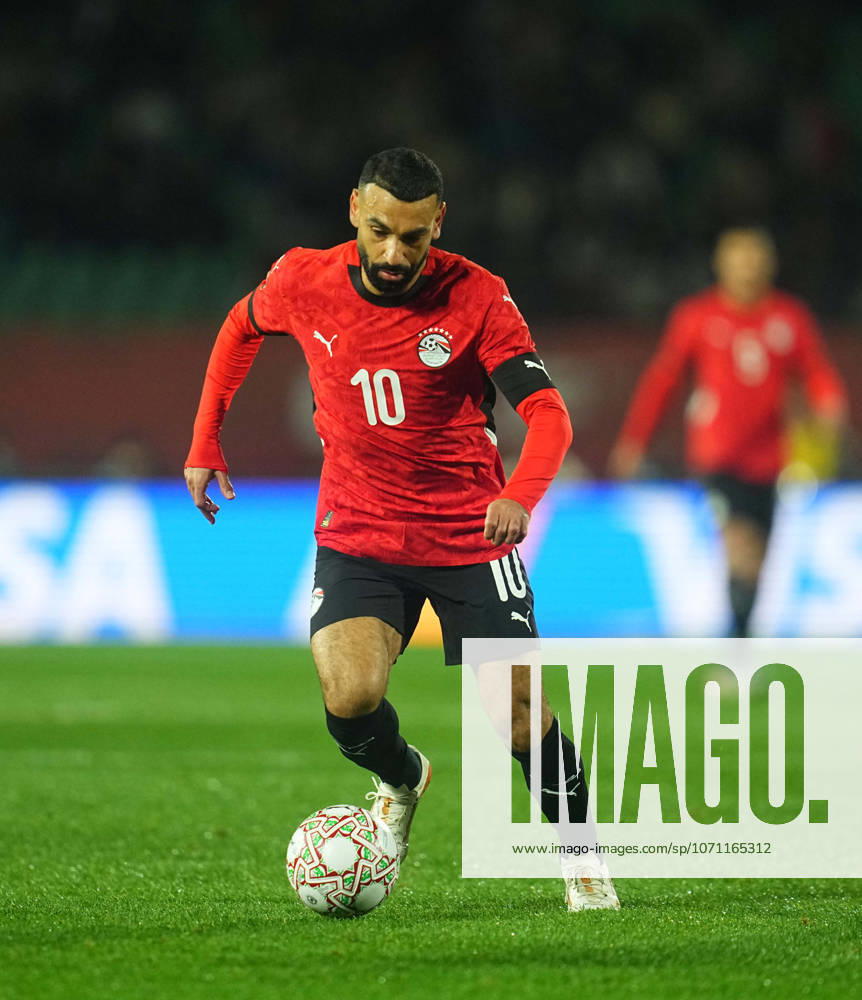 Mohamed Salah Mahrous Ghaly Egypt controls the ball during the Africa Cup Of Nations match between Ivory Coast and Egypt at Agadir Stadium on January 10, 2026 in Agadir, Morocco Photo by Thor Wegner DeFodi Images