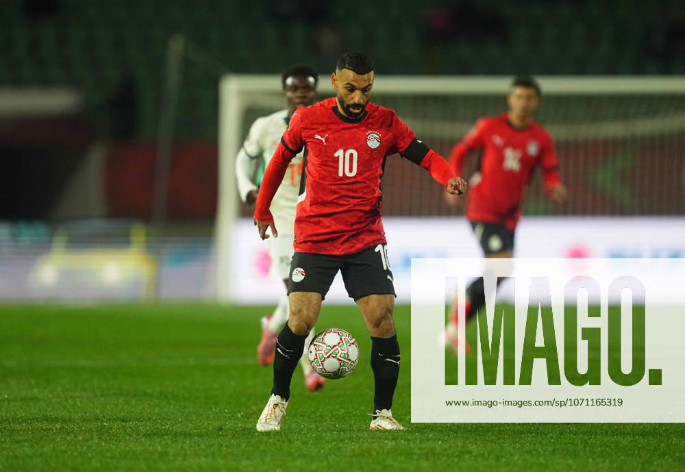 Mohamed Salah Mahrous Ghaly Egypt controls the ball during the Africa Cup Of Nations match between Ivory Coast and Egypt at Agadir Stadium on January 10, 2026 in Agadir, Morocco Photo by Thor Wegner DeFodi Images