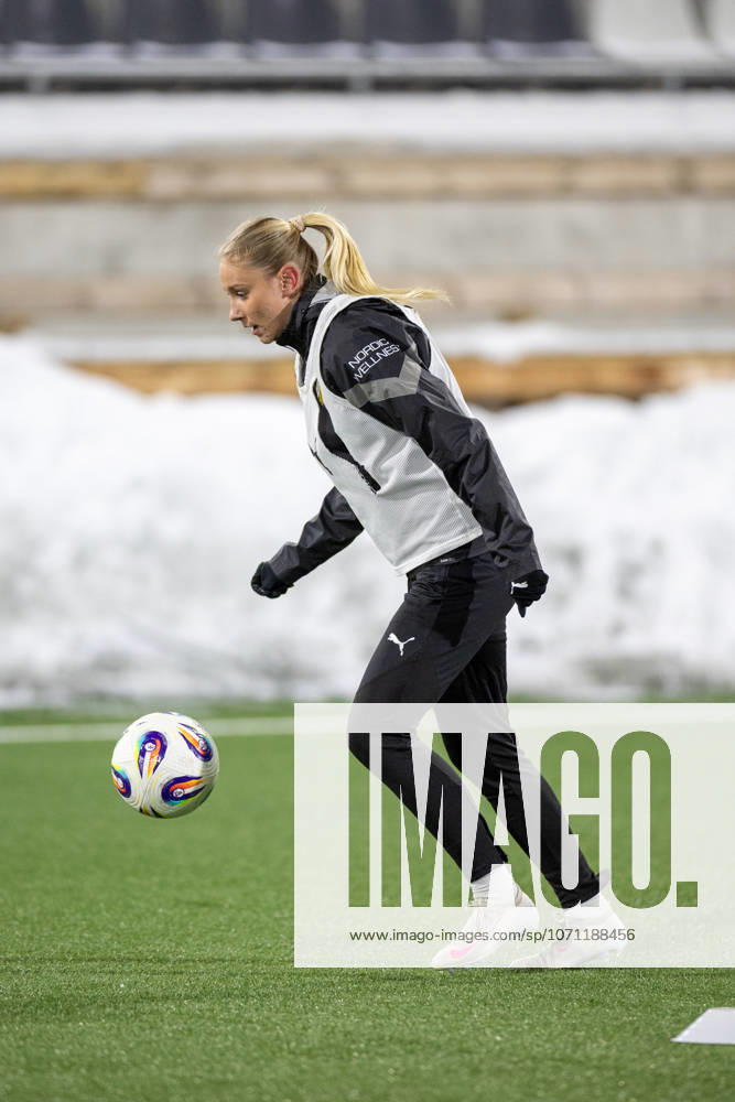 Häckens Tilde Karlsson during a training session on January 12, 2026 in Gothenburg