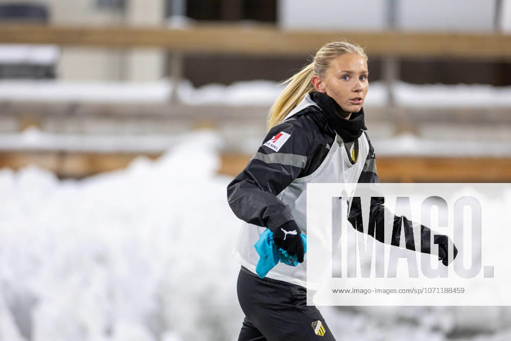 Häckens Tilde Karlsson during a training session on January 12, 2026 in Gothenburg