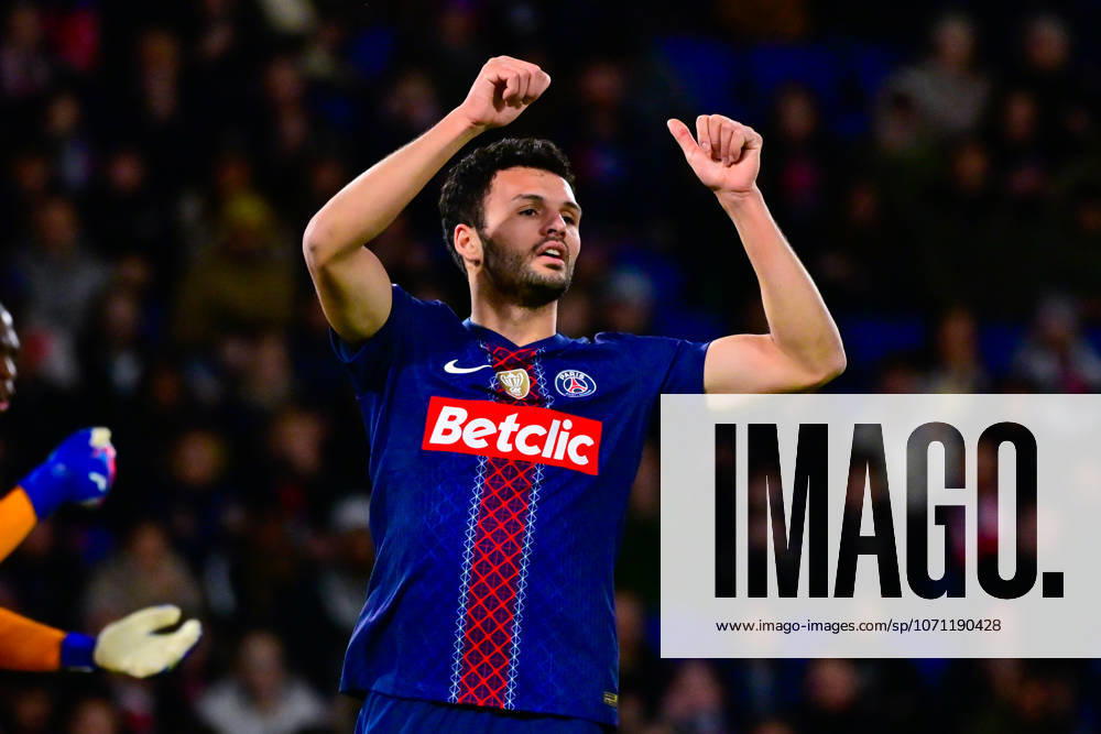 Goncalo Ramos ( PSG ) during the French Cup match between Paris Saint Germain and Paris Football Club at Parc Des Princes on January 12 , 2026 in Paris, France. ( Photo by Federico Pestelini PsnewZ ) -