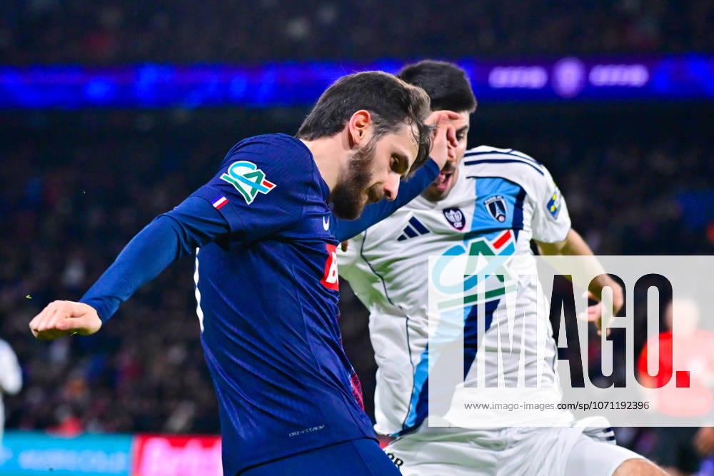 Khvicha Kvaratskhelia ( PSG ) during the French Cup match between Paris Saint Germain and Paris Football Club at Parc Des Princes on January 12 , 2026 in Paris, France. ( Photo by Federico Pestelini PsnewZ ) -