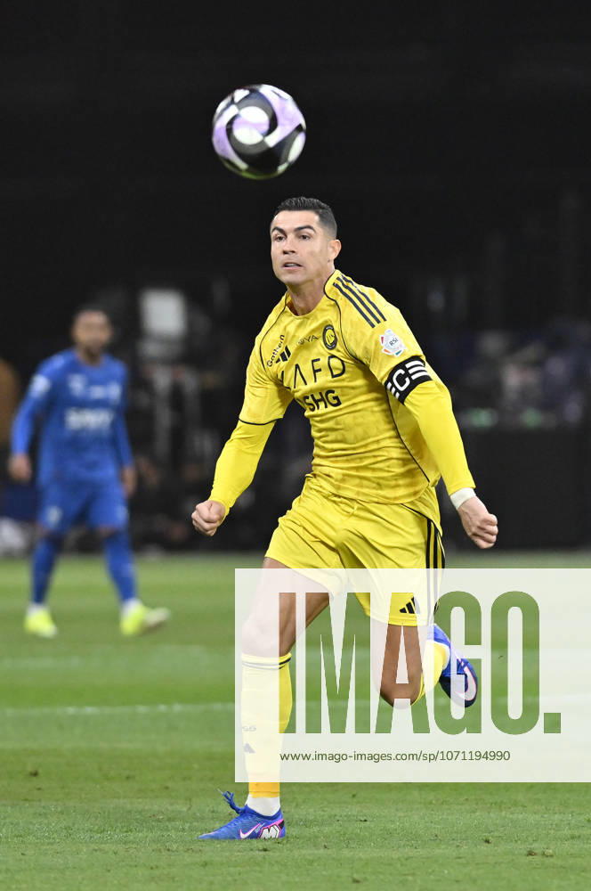 Al Hilal v Al Nassr - Saudi Pro League RIYADH, SAUDI ARABIA - JANUARY 12: Cristiano Ronaldo of Al Nassr in action during the Saudi Pro League match between Al Hilal and Al Nassr at Al Mamlakah Arena Stadium in Riyadh, Saudi Arabia, on January 12, 2026. Mohammed Saad Anadolu Riyadh Saudi Arabia. Editorial use only. Please get in touch for any other usage.