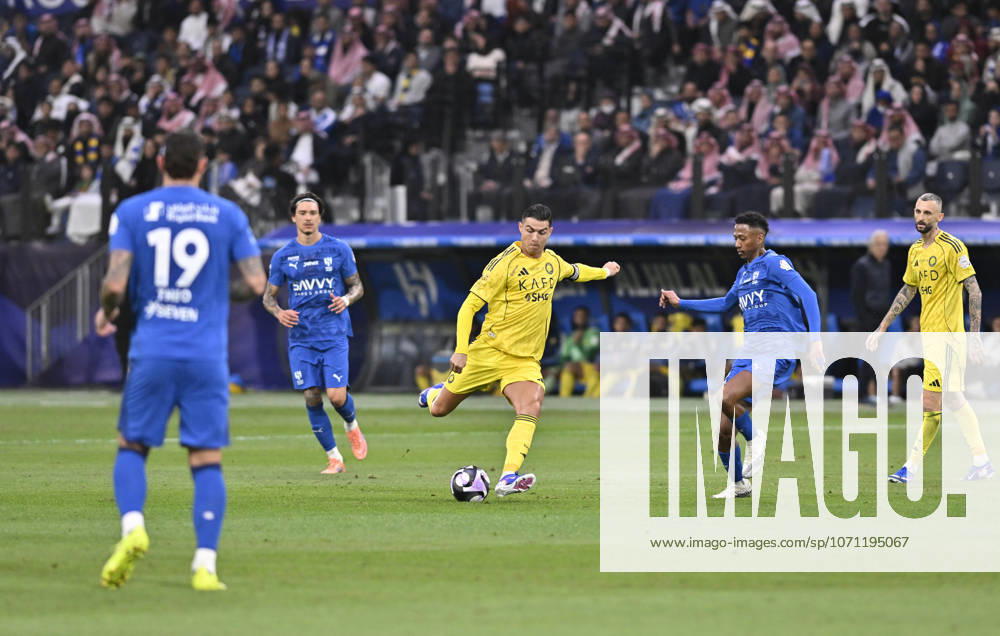 Al Hilal v Al Nassr - Saudi Pro League RIYADH, SAUDI ARABIA - JANUARY 12: Cristiano Ronaldo of Al Nassr celebrates after scoring a goal during the Saudi Pro League match between Al Hilal and Al Nassr at Al Mamlakah Arena Stadium in Riyadh, Saudi Arabia, on January 12, 2026. Mohammed Saad Anadolu Riyadh Saudi Arabia. Editorial use only. Please get in touch for any other usage.