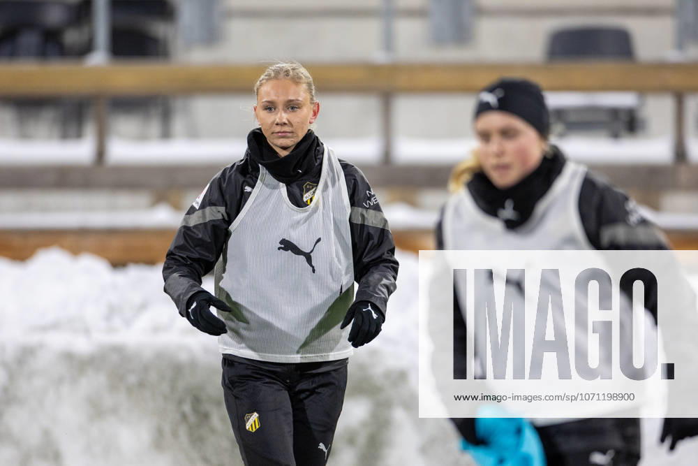 Häckens Tilde Karlsson during a training session on January 12, 2026 in Gothenburg