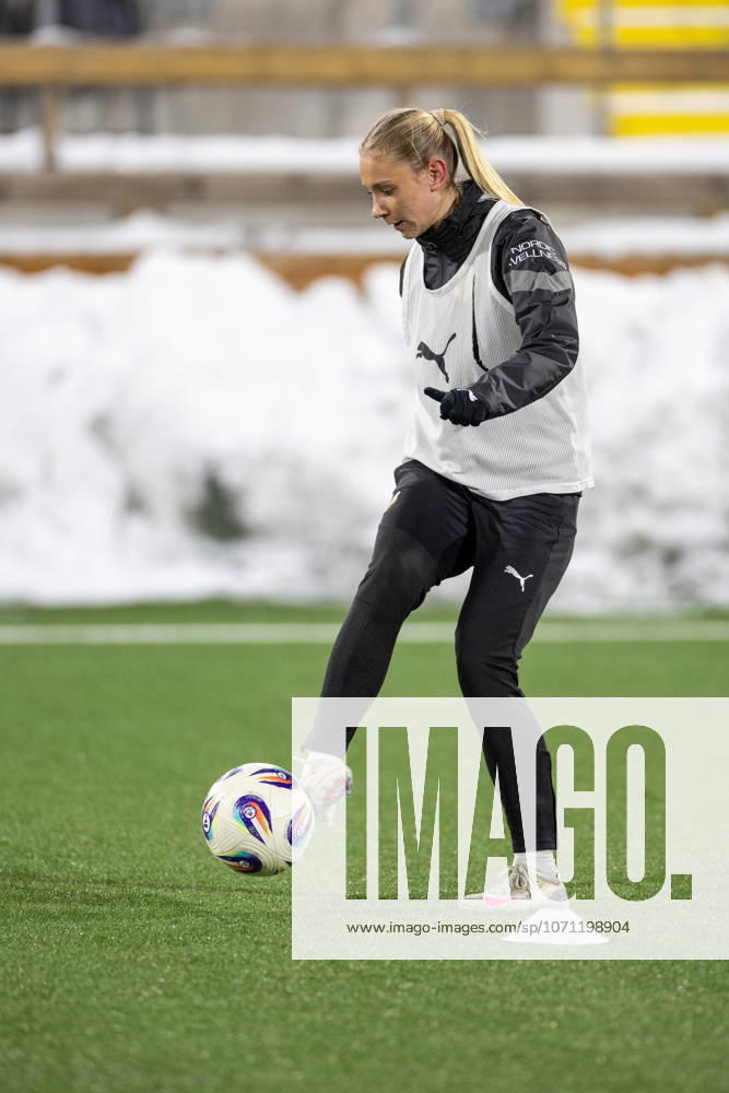 Häckens Tilde Karlsson during a training session on January 12, 2026 in Gothenburg