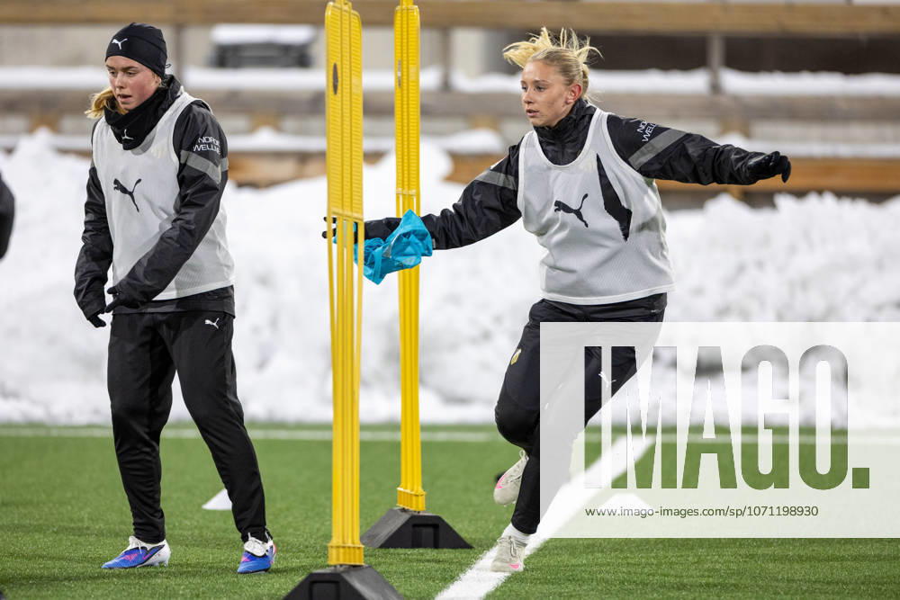 Häckens Tilde Karlsson under en träning den 12 januari 2026 i Göteborg.