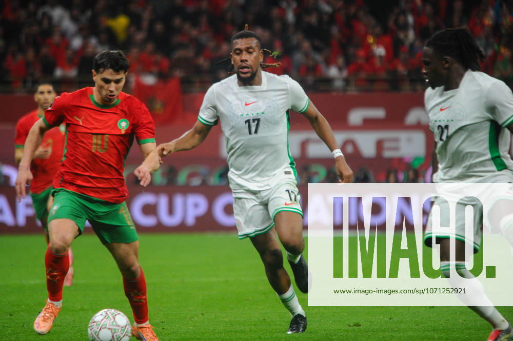 Nigeria and Morocco during the Africa Cup of Nations (AFCON) match between Nigeria and Morocco at Prince Moulay El Hassan Stadium on January 14th in Rabat, Morocco. Photo by Segun Ogunfeyitimi