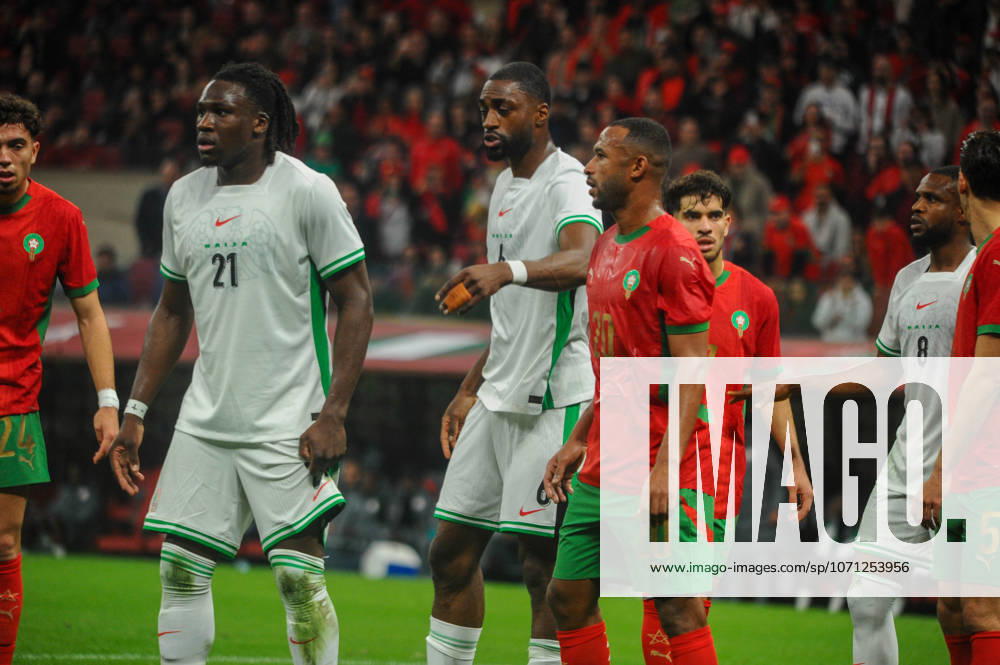Nigeria and Morocco during the Africa Cup of Nations (AFCON) match between Nigeria and Morocco at Prince Moulay El Hassan Stadium on January 14th in Rabat, Morocco. Photo by Segun Ogunfeyitimi