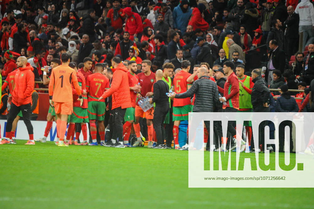 Nigeria and Morocco during the Africa Cup of Nations (AFCON) match between Nigeria and Morocco at Prince Moulay El Hassan Stadium on January 14th in Rabat, Morocco. Photo by Segun Ogunfeyitimi