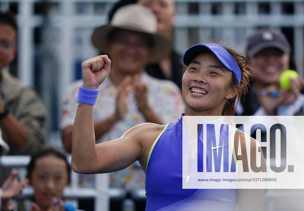 (260115) -- MELBOURNE, Jan. 15, 2026 -- Yuan Yue of China celebrates victory after the women s singles qualifying final round match against Tamara Zidansek of Slovenia at Australian Open tennis tournament in Melbourne, Australia, Jan. 15, 2026. (Photo by Xinhua) (SP)AUSTRALIA-MELBOURNE-TENNIS-AUSTRALIAN OPEN-WOMEN S SINGLES-QUALIFYING WangxShen