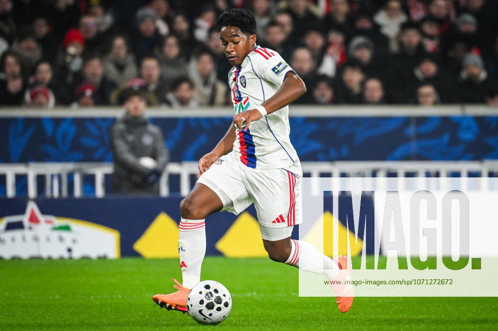 Villeneuve-D ascq, France, France: Endrick FELIPE MOREIRA DE SOUSA of Lyon during the French Cup match between Lille OSC (LOSC) and Olympique Lyonnais (OL) at Pierre Mauroy Stadium on January 11, 2026 in Villeneuve-d Ascq near Lille, France. Villeneuve-D ascq France - ZUMAm308 20260111_zsp_m308_038