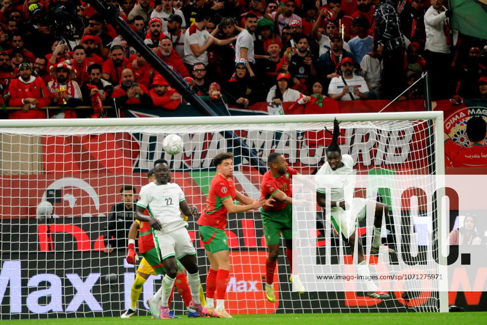 Nigeria and Morocco during the Africa Cup of Nations (AFCON) match between Nigeria and Morocco at Prince Moulay El Hassan Stadium on January 14th in Rabat, Morocco. Photo by Segun Ogunfeyitimi