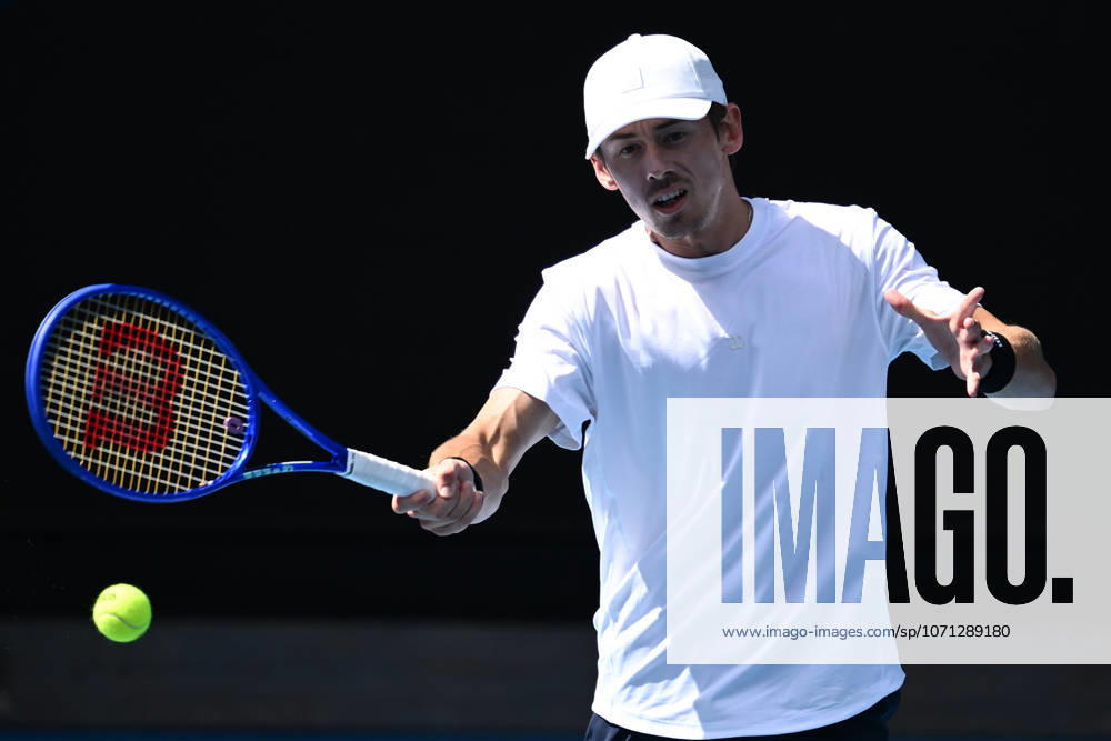 TENNIS AUSTRALIAN OPEN, Alex de Minaur of Australia during a practice session ahead of the Australian Open tennis tournament at Melbourne Park in Melbourne, Friday, January 16, 2026. ( NO ARCHIVING, MELBOURNE VICTORIA AUSTRALIA