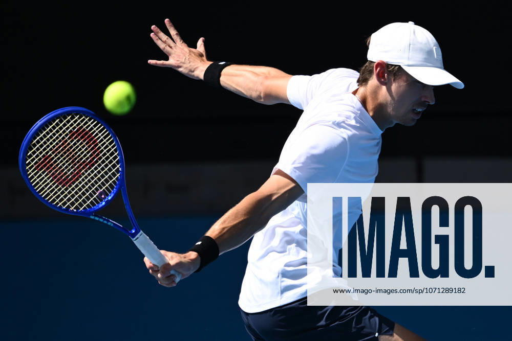 TENNIS AUSTRALIAN OPEN, Alex de Minaur of Australia during a practice session ahead of the Australian Open tennis tournament at Melbourne Park in Melbourne, Friday, January 16, 2026. ( NO ARCHIVING, MELBOURNE VICTORIA AUSTRALIA