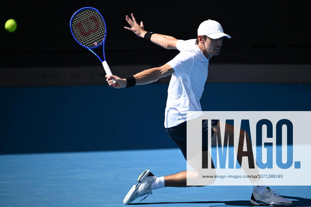 TENNIS AUSTRALIAN OPEN, Alex de Minaur of Australia during a practice session ahead of the Australian Open tennis tournament at Melbourne Park in Melbourne, Friday, January 16, 2026. ( NO ARCHIVING, MELBOURNE VICTORIA AUSTRALIA