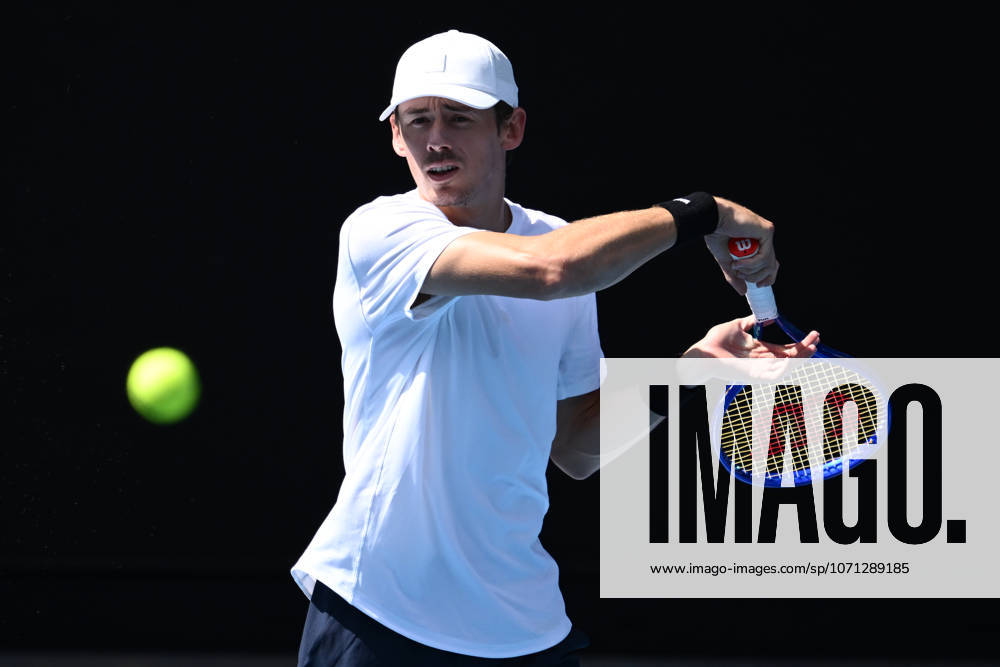 TENNIS AUSTRALIAN OPEN, Alex de Minaur of Australia during a practice session ahead of the Australian Open tennis tournament at Melbourne Park in Melbourne, Friday, January 16, 2026. ( NO ARCHIVING, MELBOURNE VICTORIA AUSTRALIA