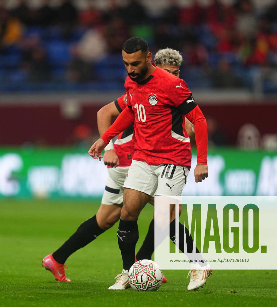 Mohamed Salah Mahrous Ghaly Egypt controls the ball during the Africa Cup Of Nations match between Senegal and Egypt at Tangier Stadium on January 14, 2026 in Tangier, Morocco Photo by Thor Wegner DeFodi Images