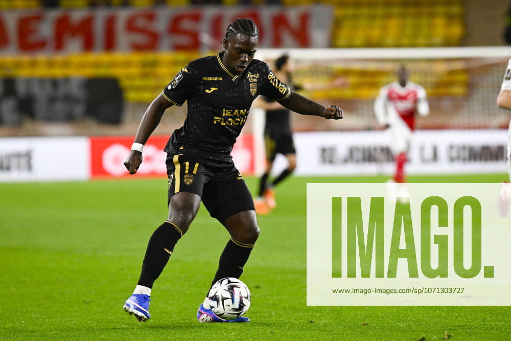 Jean-Victor Makengo (FC Lorient) - Ligue 1 McDonalds match between AS Monaco and FC Lorient on January 16, 2026 at the Louis II Stadium in Monaco.