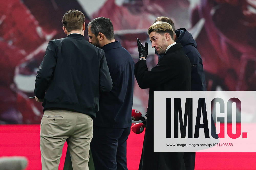 Kevin Kampl RB Leipzig,44 is bid farewell before the match 1 Football Bundesliga season 2025 2026 point match RB Leipzig vs FC Bayern Munich at the Red Bull Arena in Leipzig Football,Germany,man,men