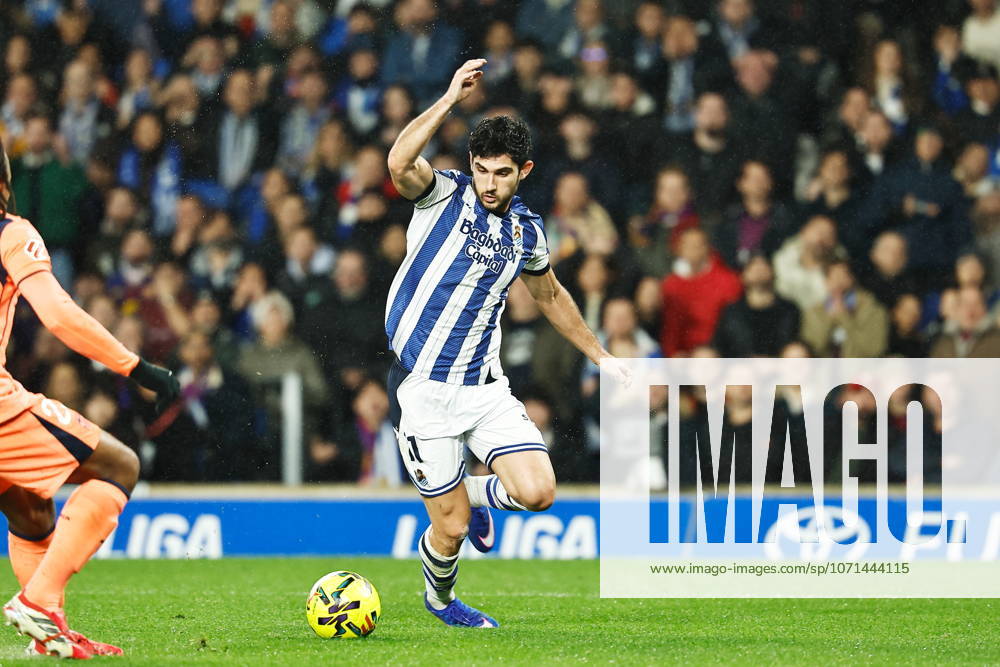 Goncalo Guedes (Sociedad), JANUARY 18, 2026 - Football Soccer : Spanish LaLiga EA Sports match between Real Sociedad - Club Atletico de Madrid at the Estadio de Anoeta in San Sebastian, Spain. Noxthirdxpartyxsales aflo_316586774