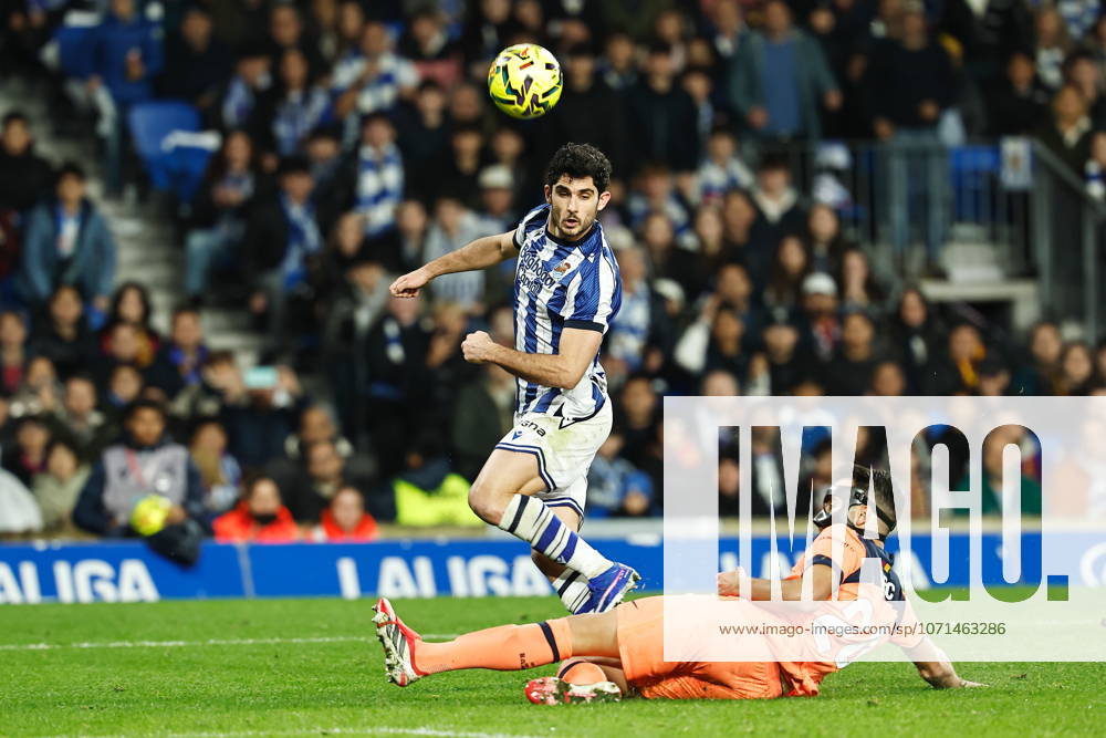 Goncalo Guedes (Sociedad), JANUARY 18, 2026 - Football Soccer : Spanish LaLiga EA Sports match between Real Sociedad - FC Barcelona, Barca at the Estadio de Anoeta in San Sebastian, Spain. Noxthirdxpartyxsales aflo_316665977