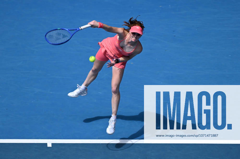TENNIS AUSTRALIAN OPEN, Maya Joint of Australia serves during the Womens 1st round match against Tereza Valentova of the Czech Republic on day 3 of the 2026 Australian Open tennis tournament at Melbourne Park in Melbourne, Tuesday, January 20, 2026. ( NO ARCHIVING MELBOURNE VICTORIA AUSTRALIA