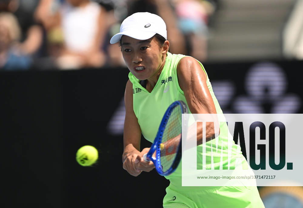 TENNIS AUSTRALIAN OPEN, Shuai Zhang of China in action during the Womens 1st round match against Taylah Preston of Australia on day 3 of the 2026 Australian Open tennis tournament at Melbourne Park in Melbourne, Tuesday, January 20, 2026. ( NO ARCHIVING MELBOURNE VICTORIA AUSTRALIA