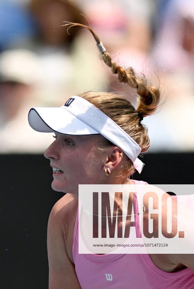 TENNIS AUSTRALIAN OPEN, Taylah Preston of Australia in action during the Womens 1st round match against Shuai Zhang of China on day 3 of the 2026 Australian Open tennis tournament at Melbourne Park in Melbourne, Tuesday, January 20, 2026. ( NO ARCHIVING MELBOURNE VICTORIA AUSTRALIA