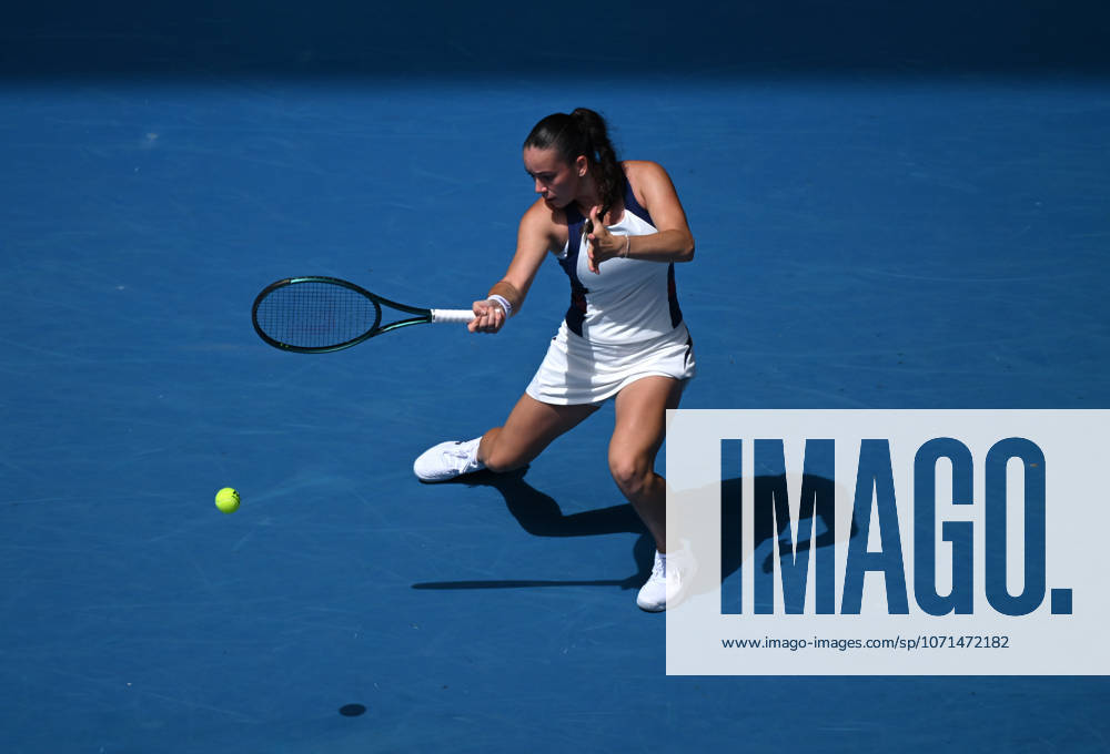 TENNIS AUSTRALIAN OPEN, Tereza Valentova of the Czech Republic in action during the Womens 1st round match against Maya Joint of Australia on day 3 of the 2026 Australian Open tennis tournament at Melbourne Park in Melbourne, Tuesday, January 20, 2026. ( NO ARCHIVING MELBOURNE VICTORIA AUSTRALIA