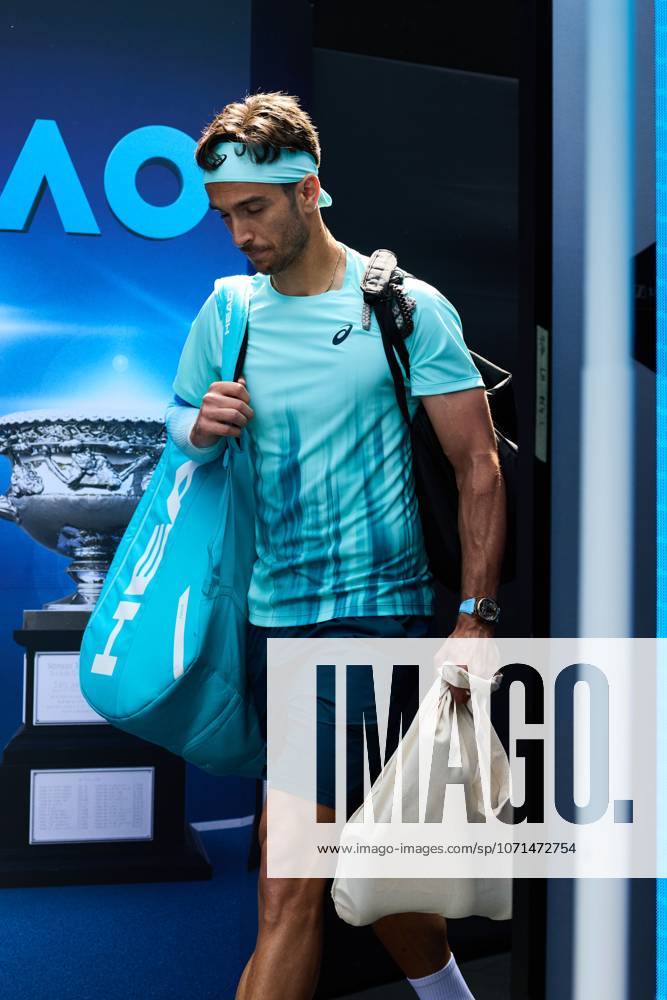 Lorenzo Musetti of Italy Australian Open tennis tournament, Day Three, Melbourne Park, Australia - 20 Jan 2026Melbourne Melbourne Park Victoria (VIC) Australia