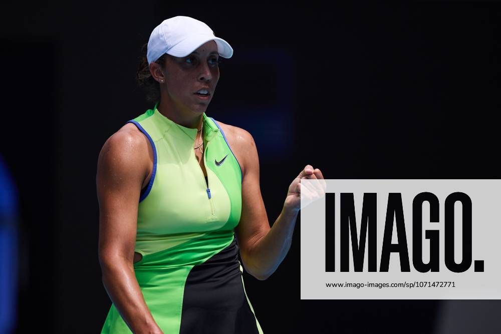 Madison Keys of the United States of America Australian Open tennis tournament, Day Three, Melbourne Park, Australia - 20 Jan 2026Melbourne Melbourne Park Victoria (VIC) Australia