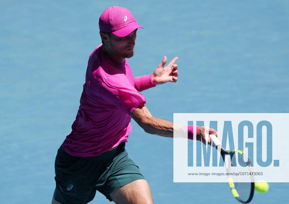 RAPHAEL COLLINGTON of Belgium during the match against L. Musetti of Italy in the first round of Australian Open, Melbourne, Australia. Melbourne Australia - ZUMAc278 20260120_zsp_c278_001
