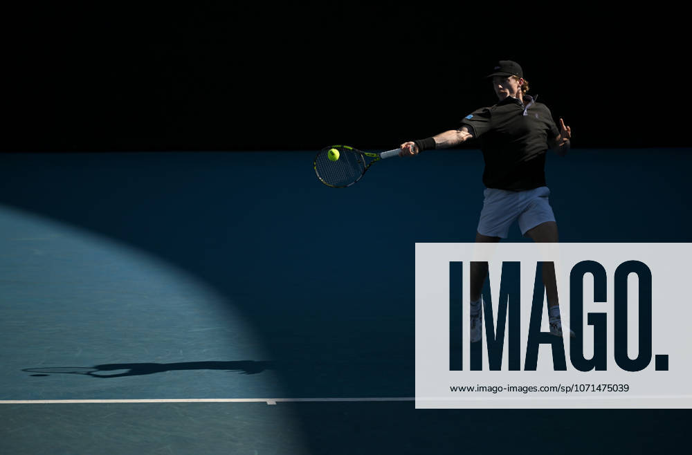 TENNIS AUSTRALIAN OPEN, Dane Sweeny of Australia in action during the Mens first round match agains Gael Monfils of France on day 3 of the 2026 Australian Open tennis tournament at Melbourne Park in Melbourne, Tuesday, January 20, 2026. ( NO ARCHIVING MELBOURNE VICTORIA AUSTRALIA