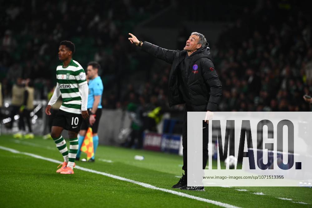 Luis enrique FOOT CHAMPIONS LEAGUE 2026 SPORTING PORTUGAL PSG 2 1 STADE JOSE ALVALADE LISBON PORTUGAL 20 01 2026 GARNIER ETIENNE LISBON STADE JOSE ALVALADE Portugal GermanyxJapanxUKxFrancexBelgiumxOUT