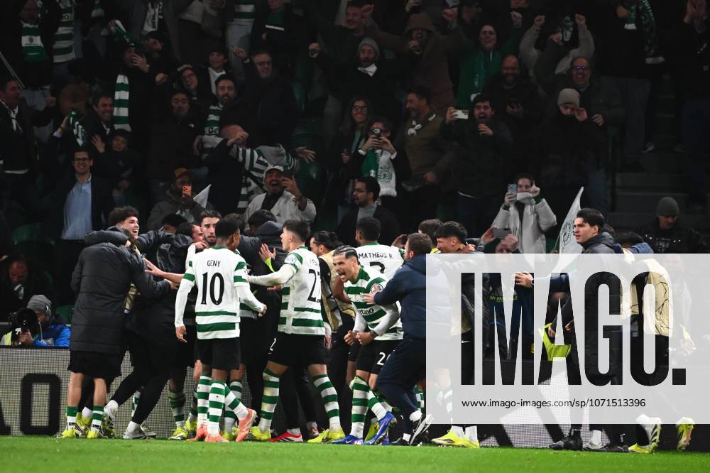 Araujo maximiliano FOOT CHAMPIONS LEAGUE 2026 SPORTING PORTUGAL PSG 2 1 STADE JOSE ALVALADE LISBON PORTUGAL 20 01 2026 GARNIER ETIENNE 1 0 suarez luis LISBON STADE JOSE ALVALADE Portugal GermanyxJapanxUKxFrancexBelgiumxOUT