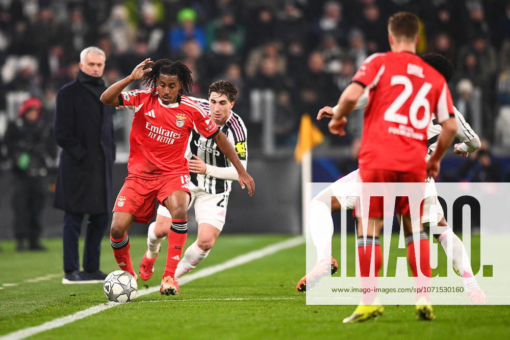 2026-01-21 Juventus FC v SL Benfica - UEFA Champions League 2025 26 League Phase MD7 TURIN, ITALY - JANUARY 21: Leandro Barreiro of SL Benfica during the UEFA Champions League 2025 26 League Phase MD7 match between Juventus FC and SL Benfica at Allianz Stadium on January 21, 2026 in Turin, Italy. (Photo by Alberto Gandolfo BSR Agency) Turin Italy Content not available for redistribution in The Netherlands directly or indirectly through any third parties.