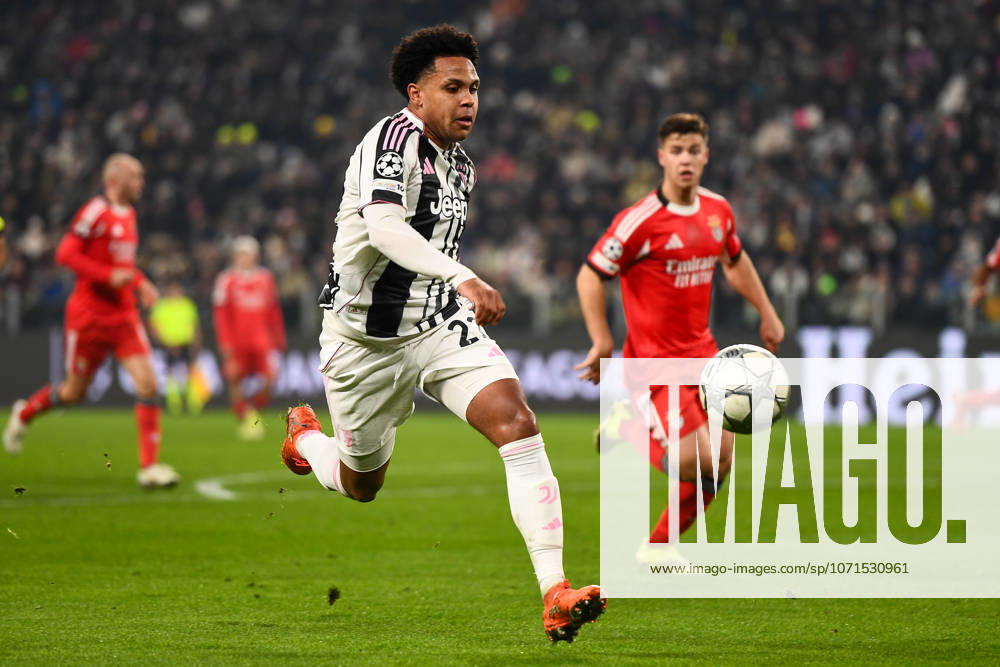 2026-01-21 Juventus FC v SL Benfica - UEFA Champions League 2025 26 League Phase MD7 TURIN, ITALY - JANUARY 21: Weston McKennie of Juventus FC during the UEFA Champions League 2025 26 League Phase MD7 match between Juventus FC and SL Benfica at Allianz Stadium on January 21, 2026 in Turin, Italy. (Photo by Alberto Gandolfo BSR Agency) Turin Italy Content not available for redistribution in The Netherlands directly or indirectly through any third parties.
