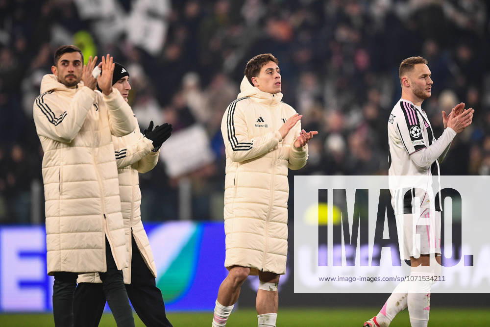2026-01-21 Juventus FC v SL Benfica - UEFA Champions League 2025 26 League Phase MD7 TURIN, ITALY - JANUARY 21: Kenan Yildiz of Juventus FC, Teun Koopmeiners of Juventus FC during the UEFA Champions League 2025 26 League Phase MD7 match between Juventus FC and SL Benfica at Allianz Stadium on January 21, 2026 in Turin, Italy. (Photo by Alberto Gandolfo BSR Agency) Turin Italy Content not available for redistribution in The Netherlands directly or indirectly through any third parties.