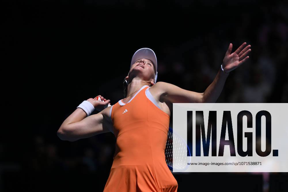 TENNIS AUSTRALIAN OPEN, Ashlyn Krueger of the USA in action during the Womens 2nd round match against Madison Keys of the USA on day 5 of the 2026 Australian Open tennis tournament at Melbourne Park in Melbourne, Wednesday, January 22, 2026. ( NO ARCHIVING MELBOURNE VICTORIA AUSTRALIA
