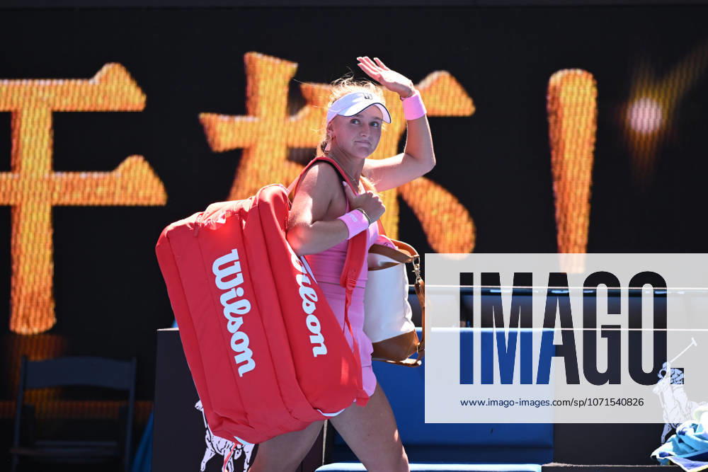 TENNIS AUSTRALIAN OPEN, Taylah Preston of Australia waves to the crowd following her loss in the Womens 2nd round match against Linda Noskova of Czechia on day 5 of the 2026 Australian Open tennis tournament at Melbourne Park in Melbourne, Wednesday, January 22, 2026. ( NO ARCHIVING MELBOURNE VICTORIA AUSTRALIA