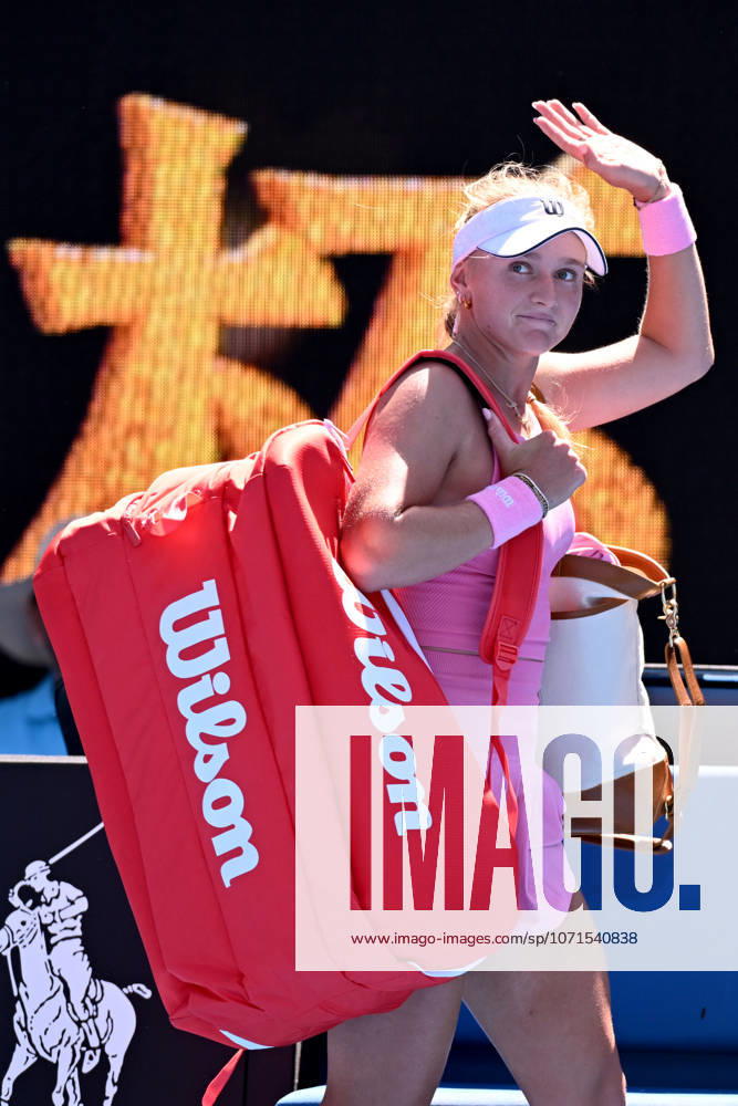 TENNIS AUSTRALIAN OPEN, Taylah Preston of Australia waves to the crowd following her loss in the Womens 2nd round match against Linda Noskova of Czechia on day 5 of the 2026 Australian Open tennis tournament at Melbourne Park in Melbourne, Wednesday, January 22, 2026. ( NO ARCHIVING MELBOURNE VICTORIA AUSTRALIA