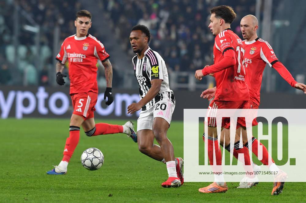 Foto IPP Massimo Rana Torino 21-01-2026 Calcio Champions League 2025 2026 Juventus-Benfica 2-0 nella foto openda lois Italy Photo Press - World Copyright italy ITALY