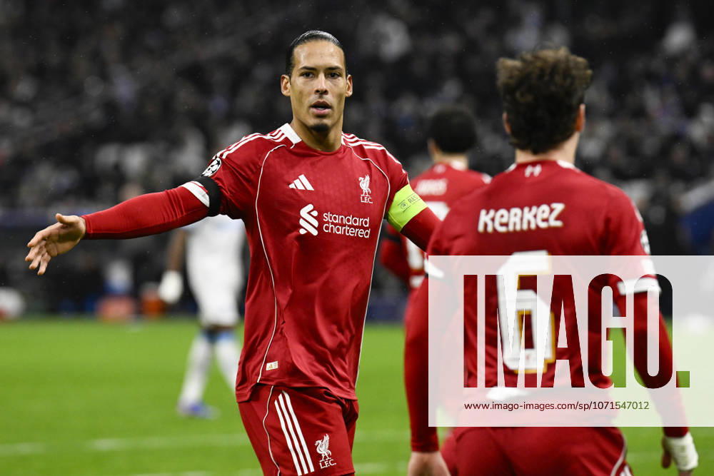 Virgil van Dijk (LFC) - UEFA Champions League match between Olympique de Marseille and Liverpool FC on January 21, 2026 at the Orange Velodrome Stadium in Marseille.