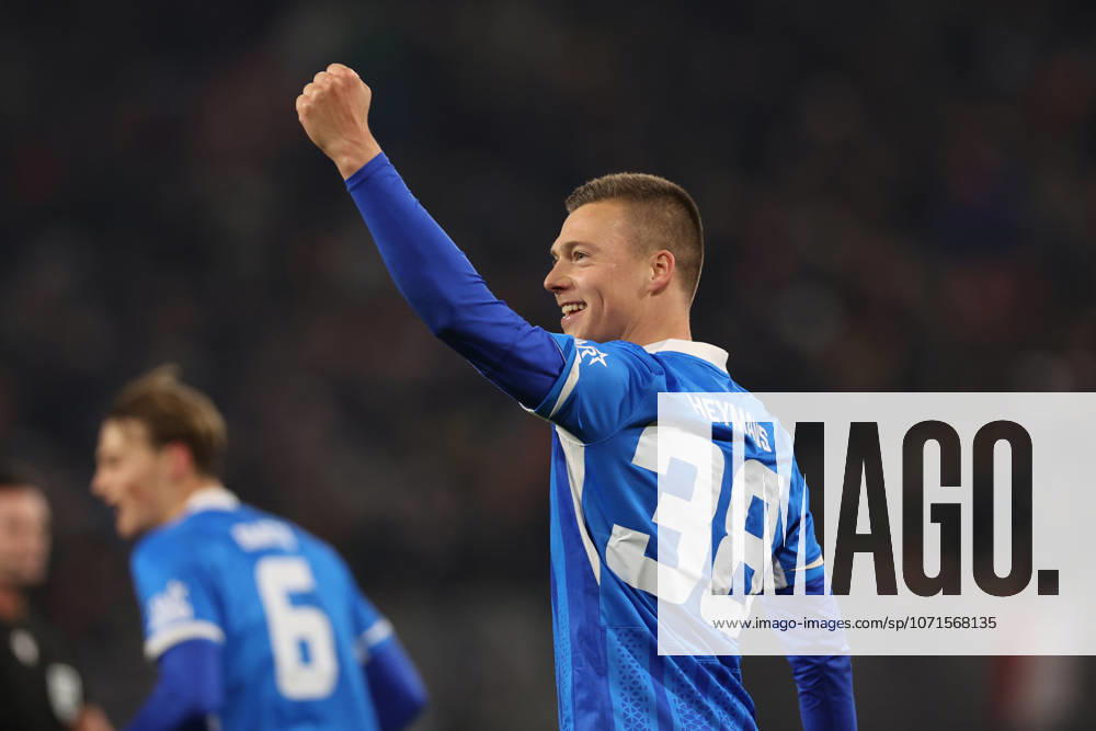 Daan Heymans of KRC Genk celebrates after scoring the goal during the match FC Utrecht vs KRC Genk at the De Galgenwaard for the UEFA Europa League season 2025 2026 in UTRECHT, Netherlands on 22 january 2026, photo by Peter Lous EYE4images DeFodi Images